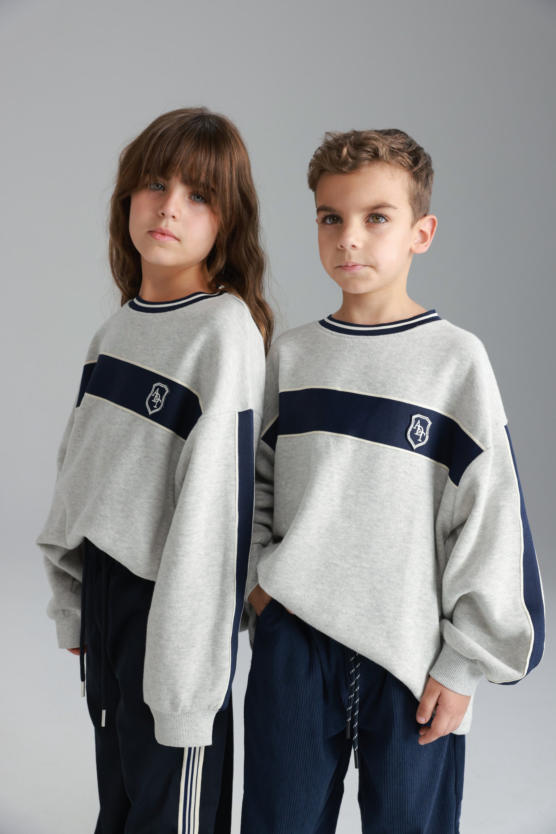 סוויטשירט ג'ון אפור בהיר