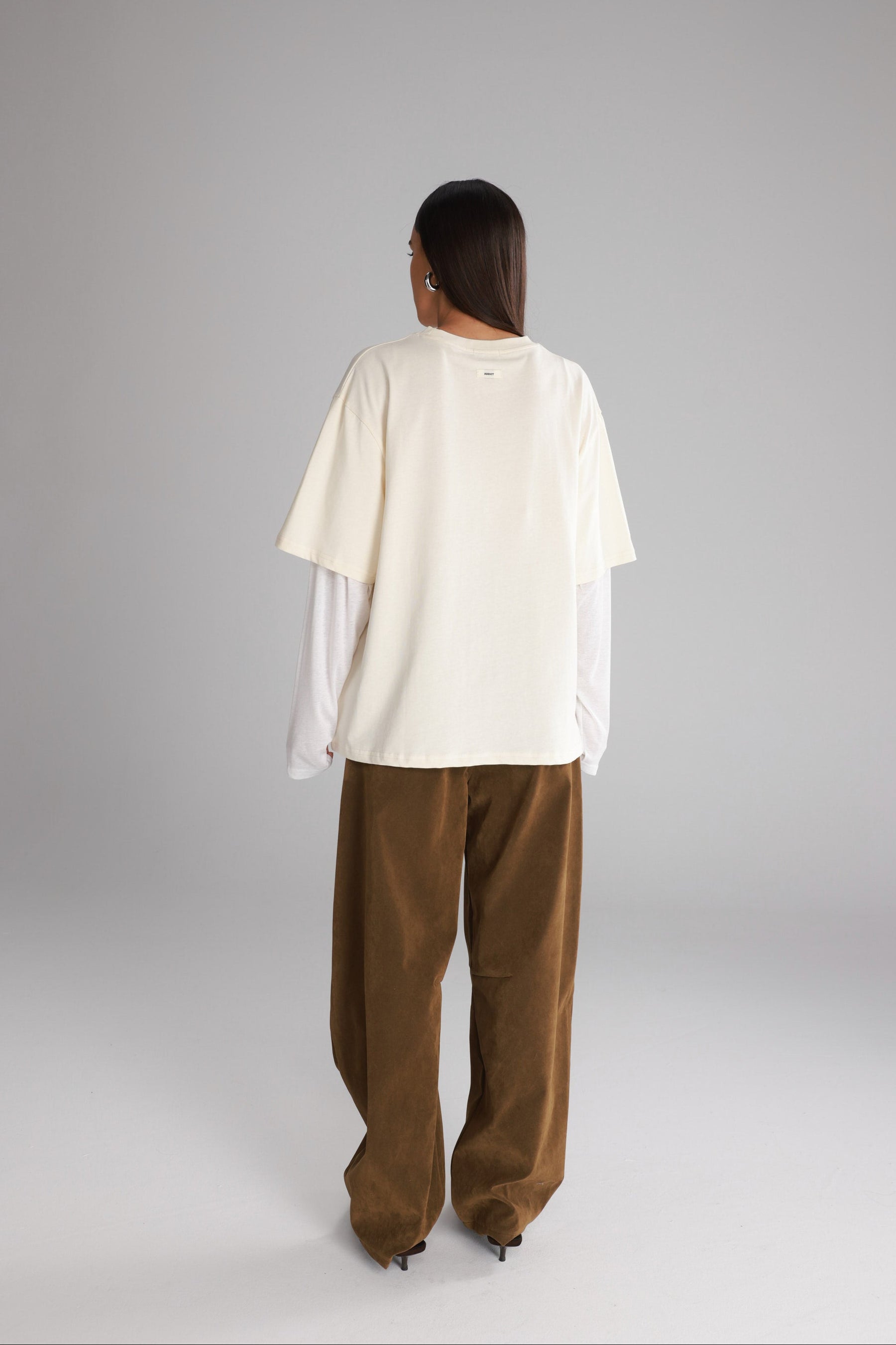 חולצת ג'נר שמנת