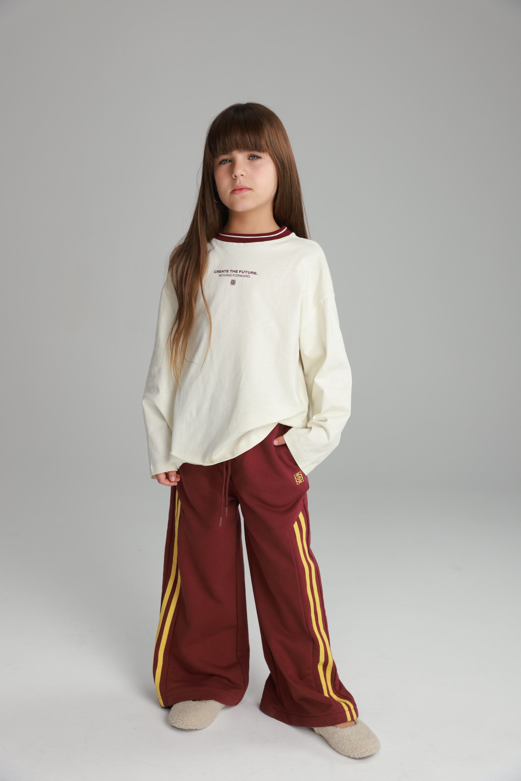 מכנסי ריבר בורדו