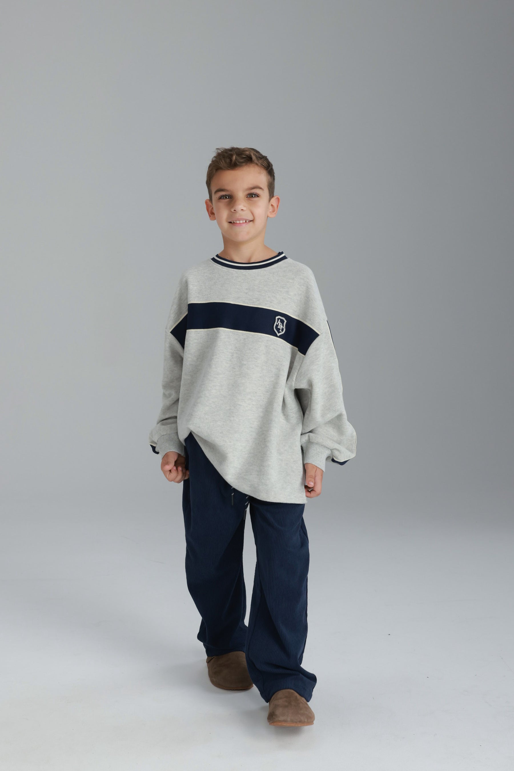 סוויטשירט ג'ון אפור בהיר