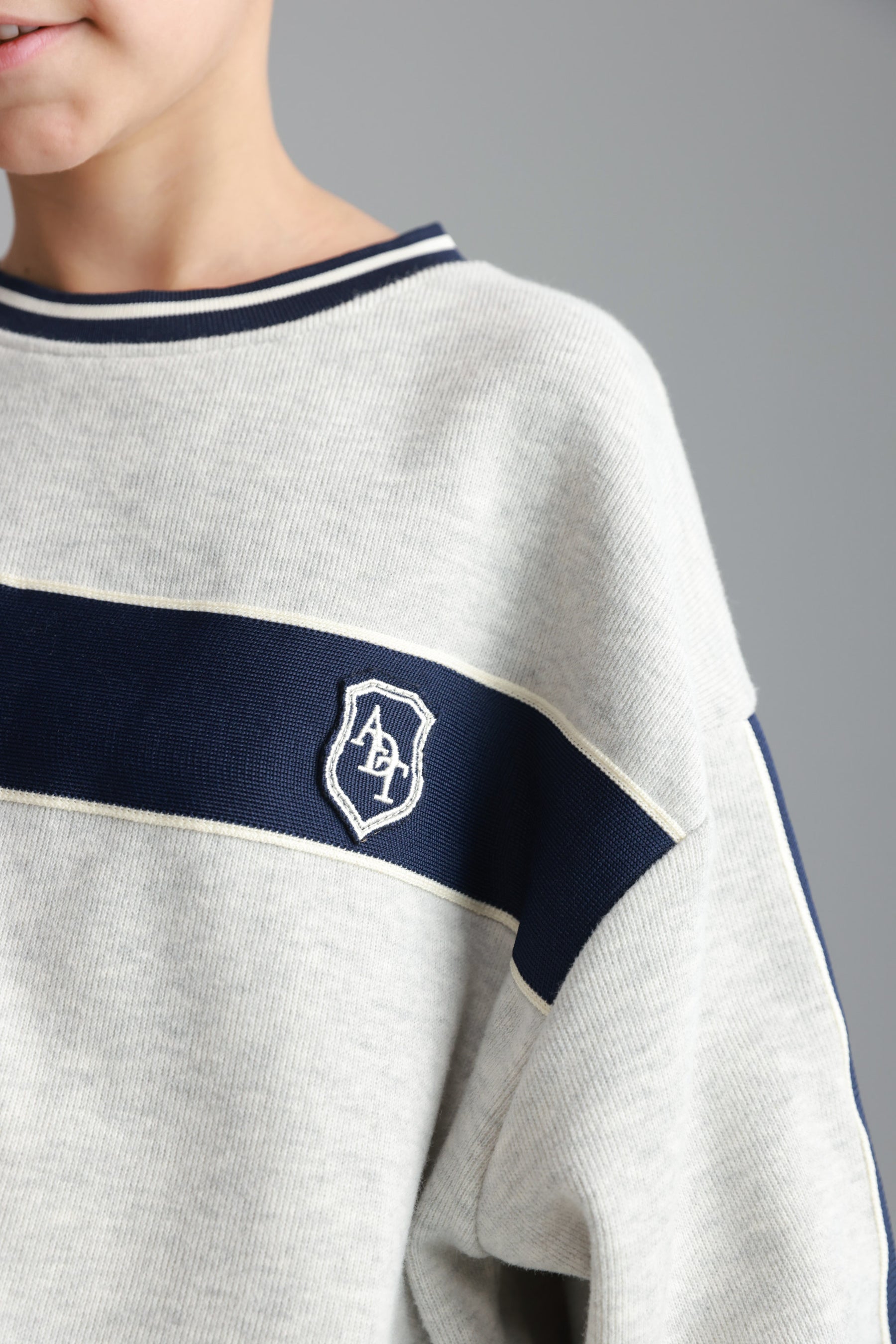 סוויטשירט ג'ון אפור בהיר