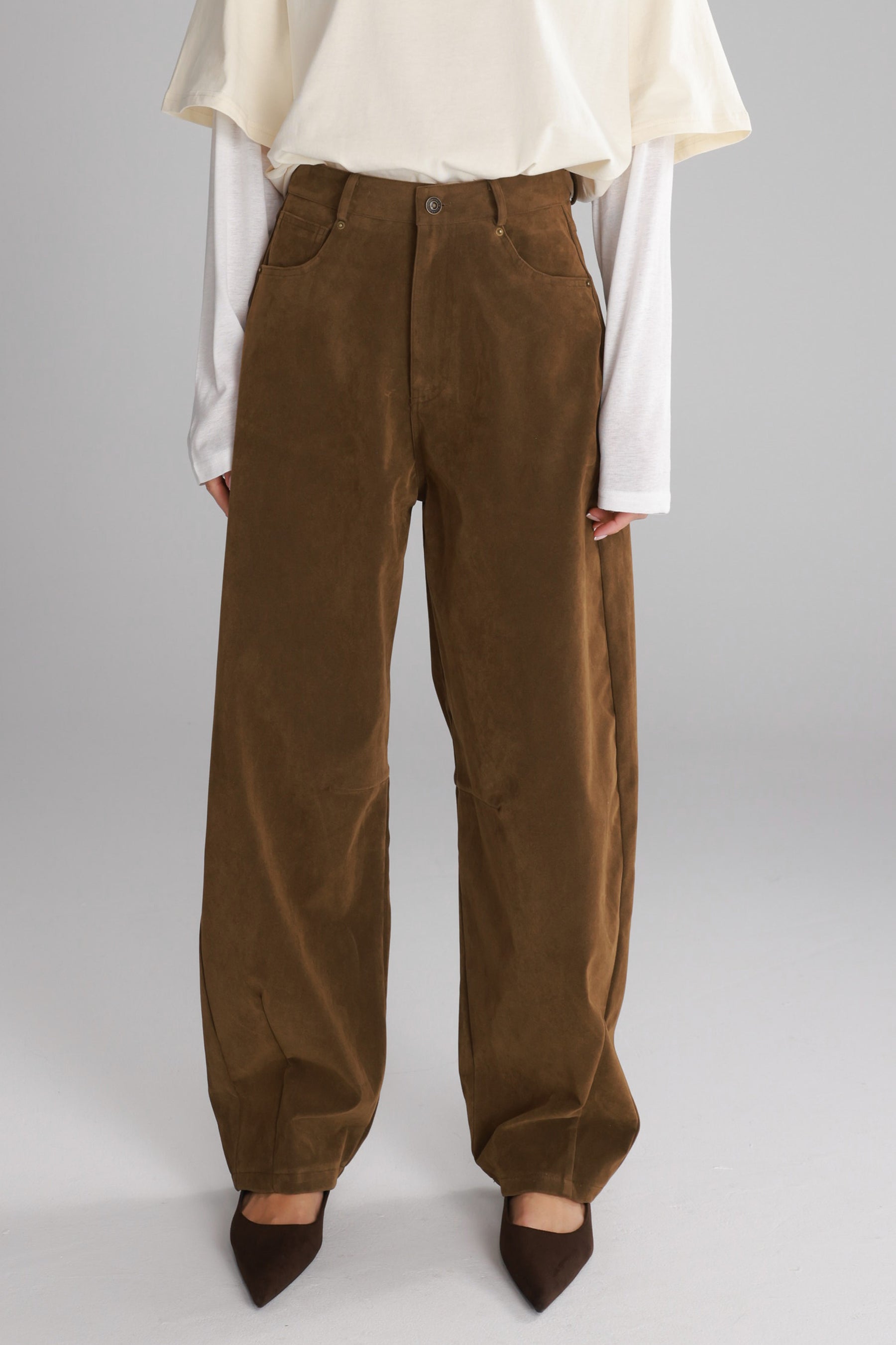 מכנסי דאלי חום בהיר