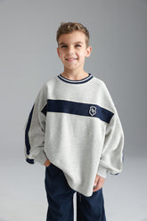 סוויטשירט ג'ון אפור בהיר