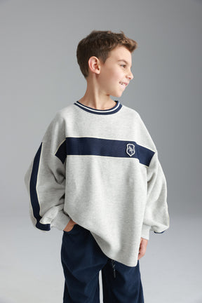 סוויטשירט ג'ון אפור בהיר