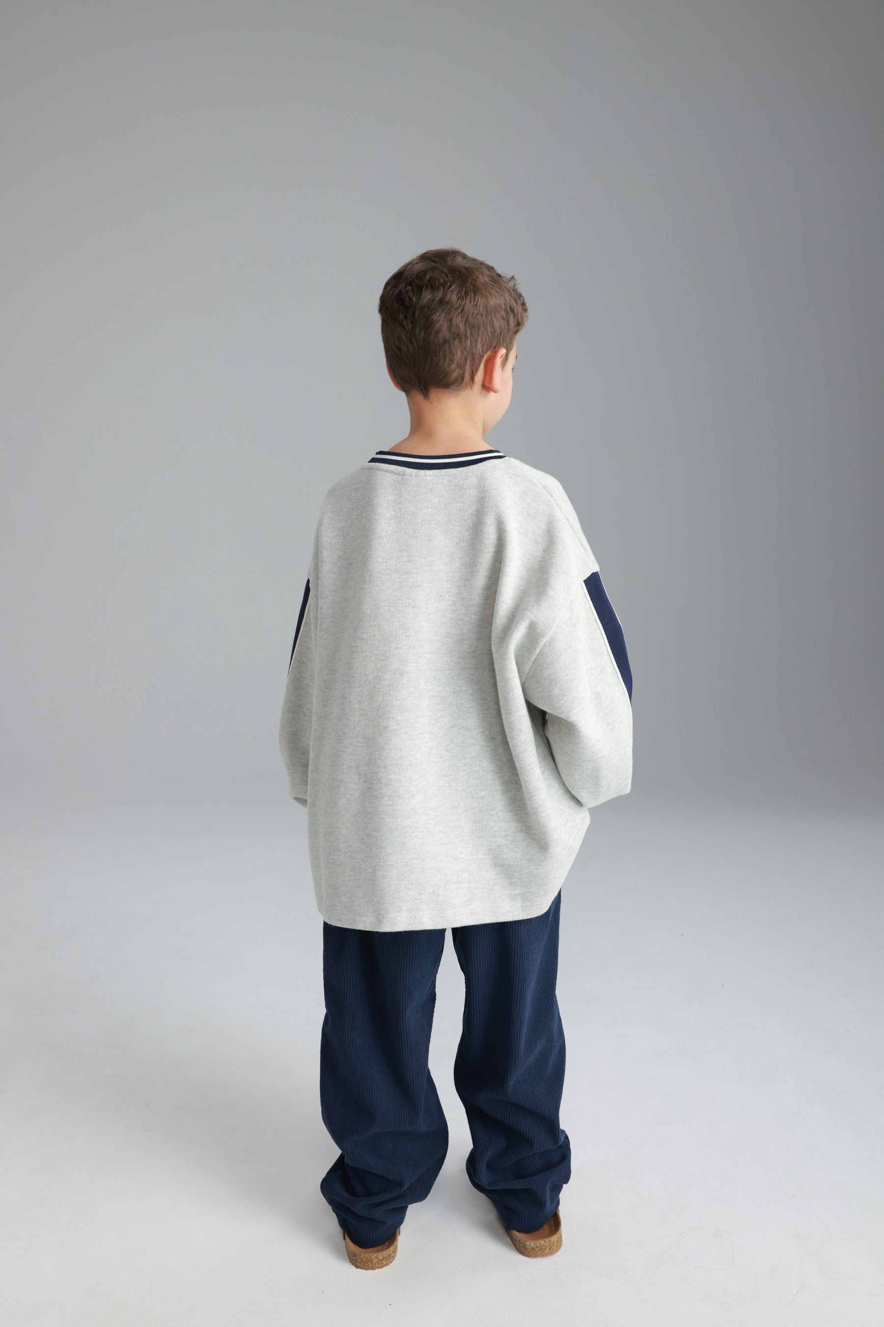 סוויטשירט ג'ון אפור בהיר