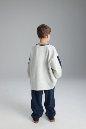 סוויטשירט ג'ון אפור בהיר