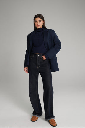 ג'ינס אנני כחול כהה