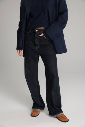 ג'ינס אנני כחול כהה