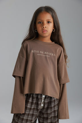 חולצת מוני חומה