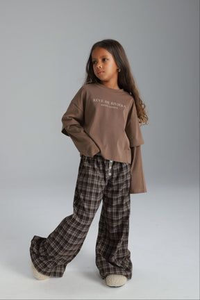 חולצת מוני חומה