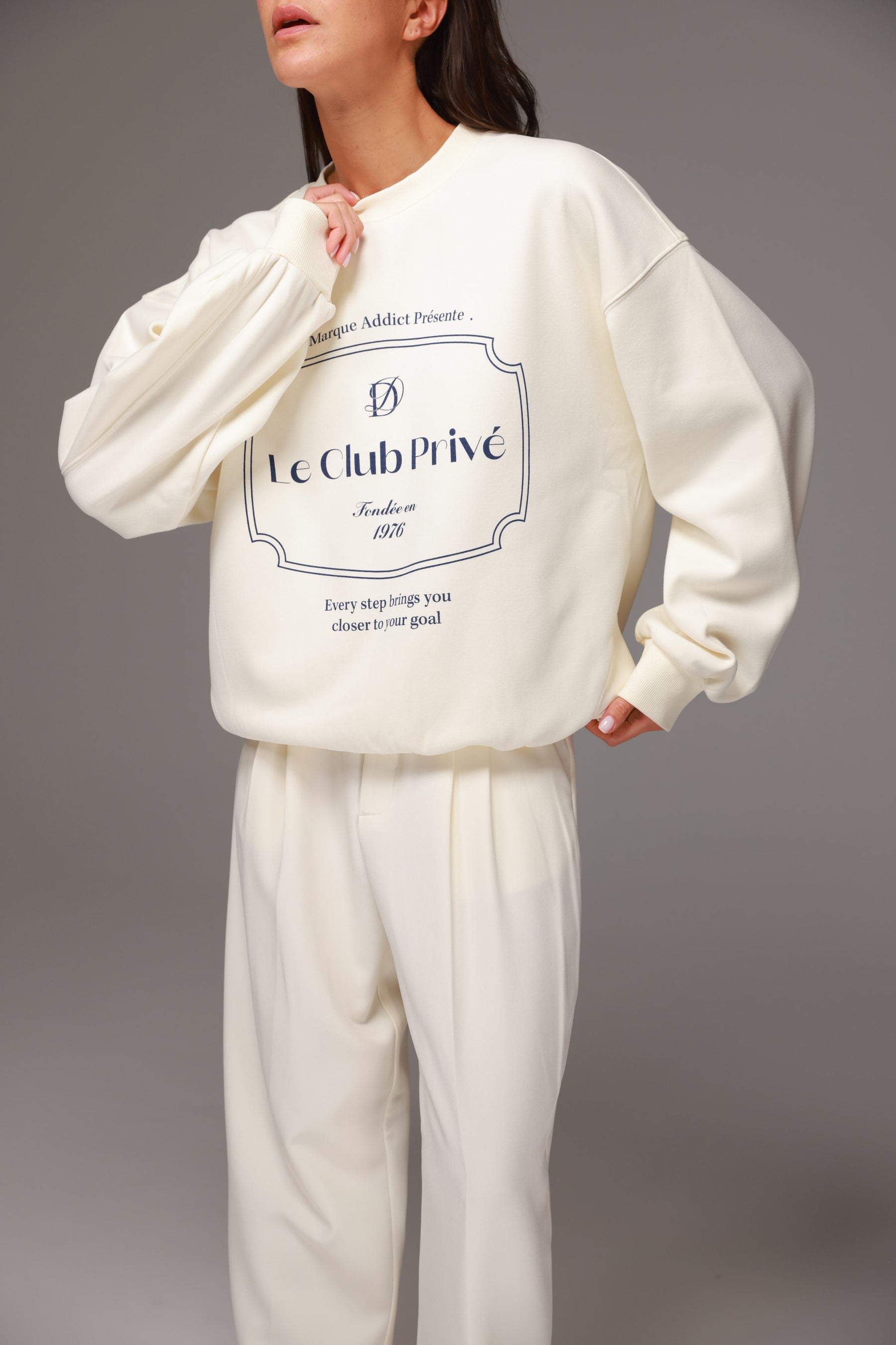 סוויטשירט קליבלנד שמנת