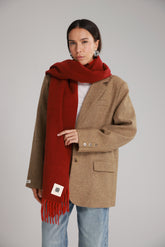 צעיף ברטו אדום