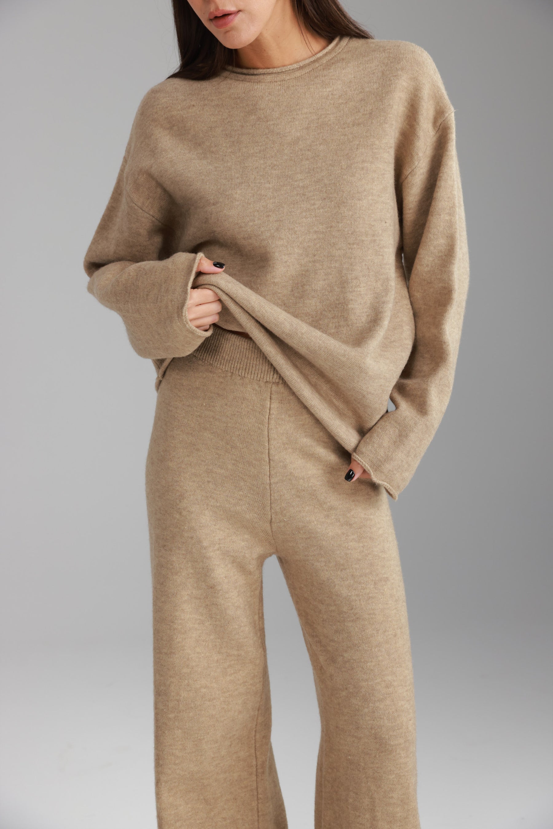 חליפת סריג מיגל חאקי