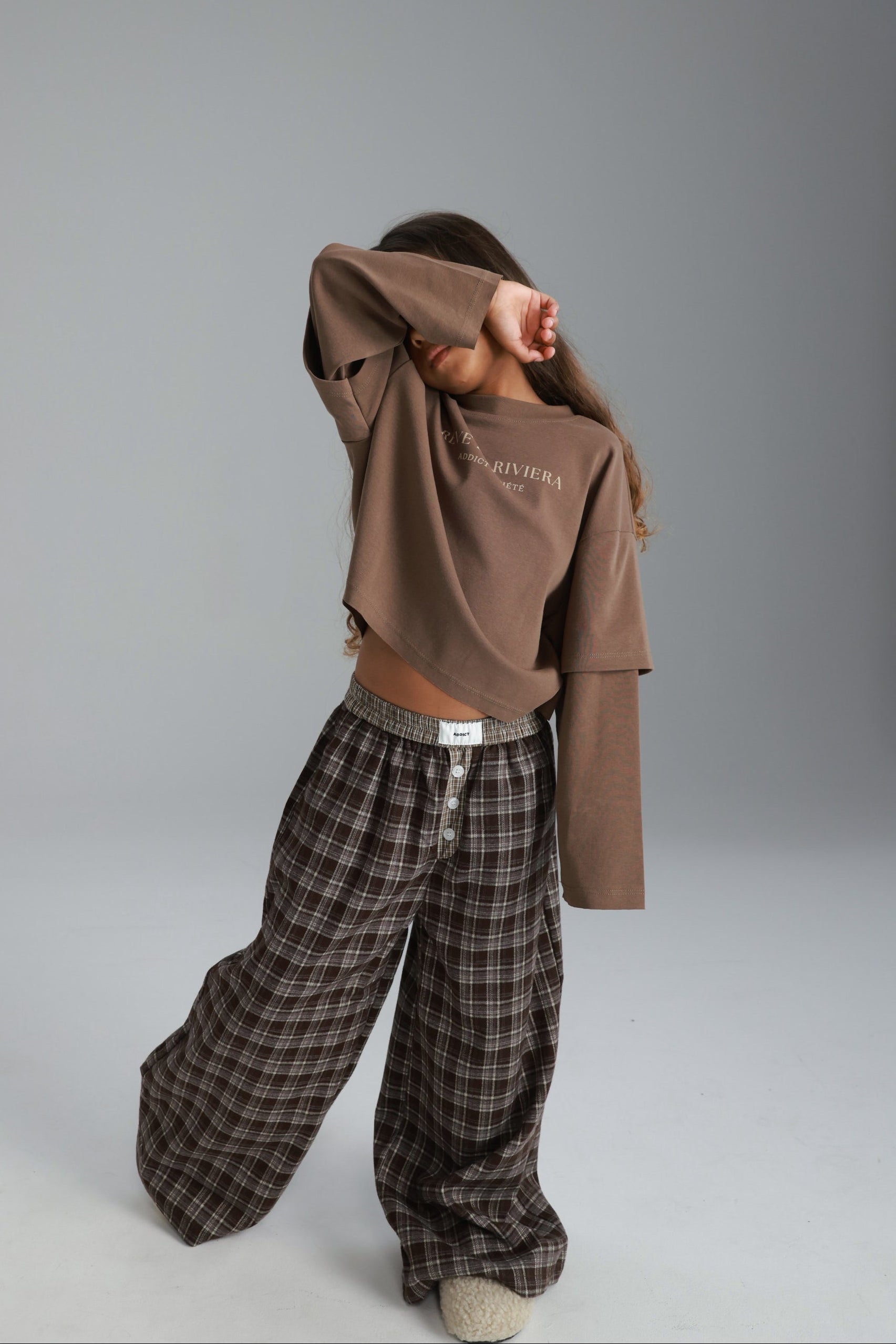 מכנסי סטיב חומים