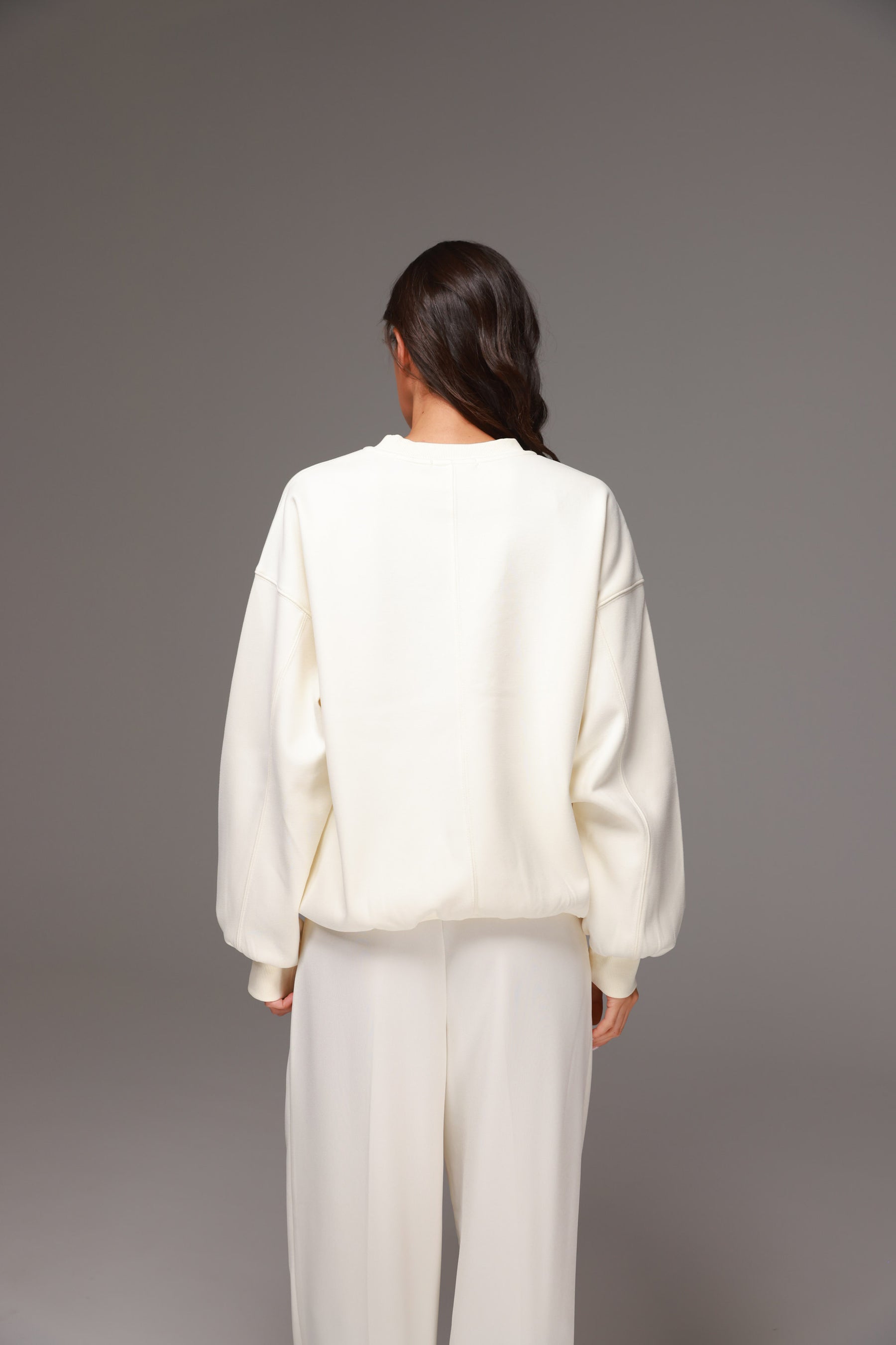 סוויטשירט קליבלנד שמנת