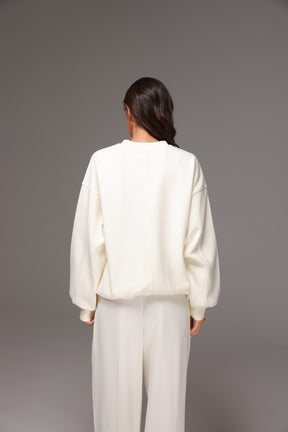 סוויטשירט קליבלנד שמנת