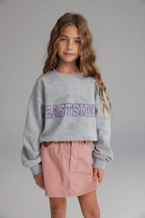 סוויטשירט ג'ין אפור