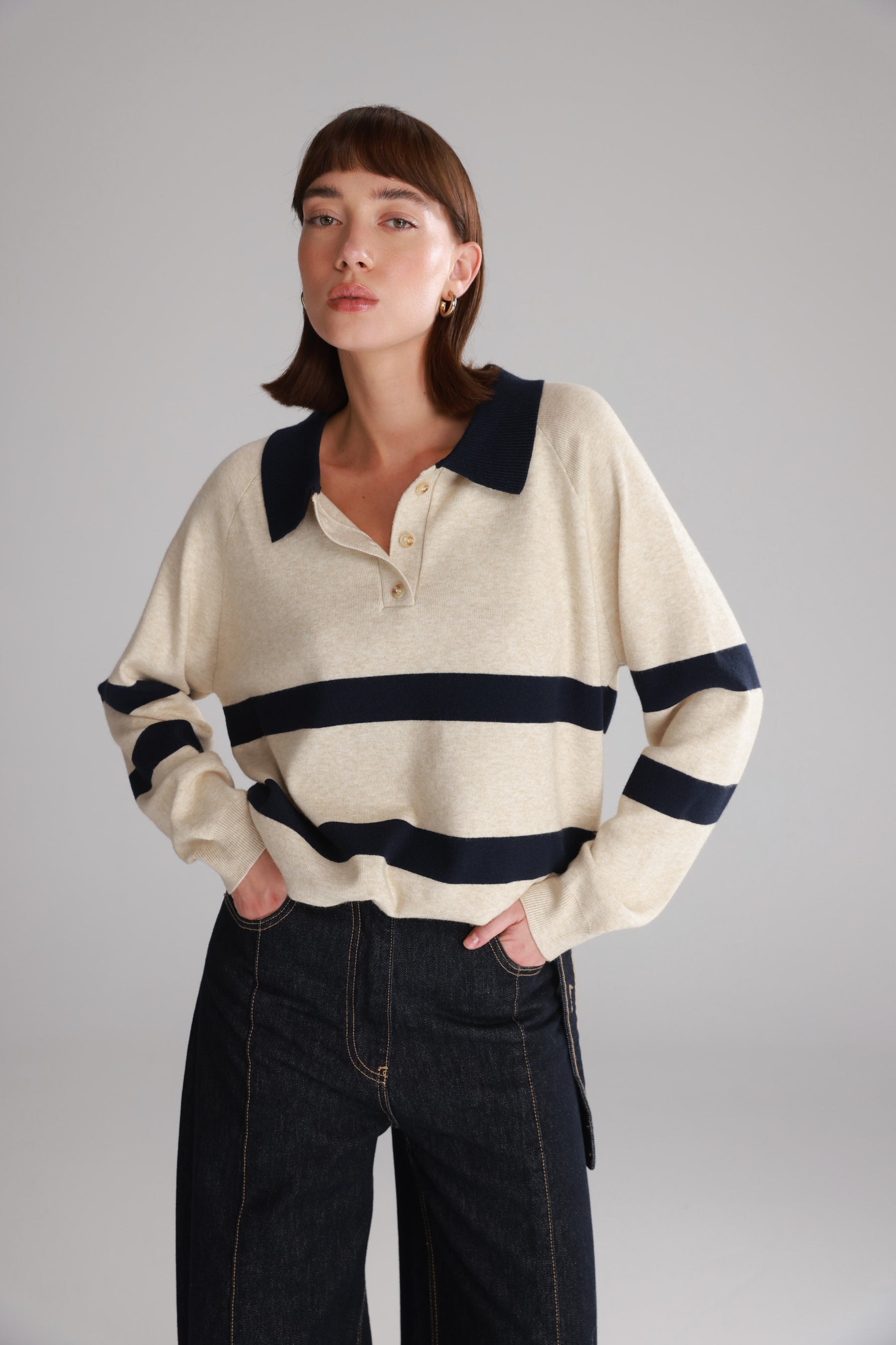 סריג מארי בז'/נייבי