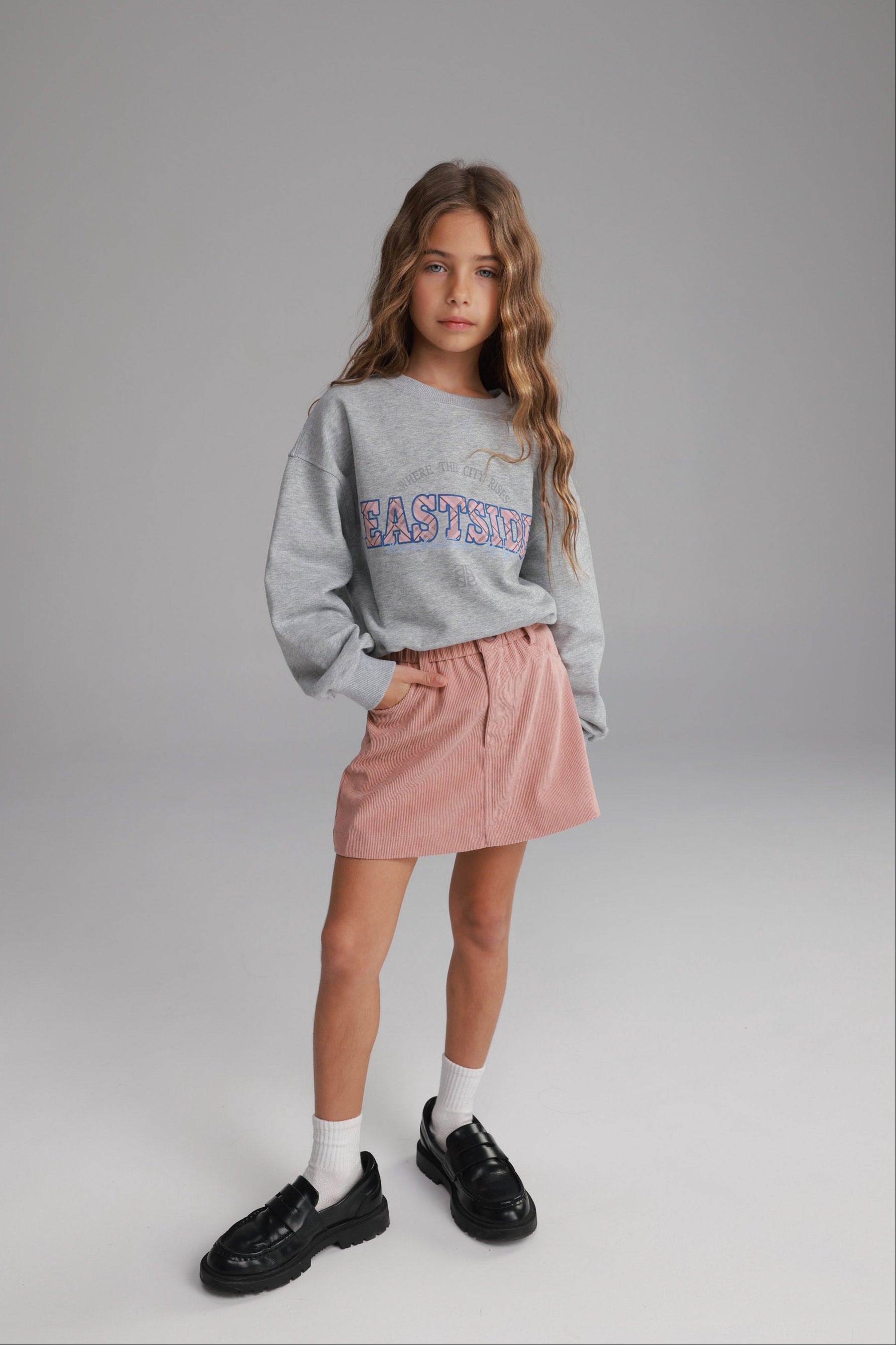 חצאית אולה ורודה