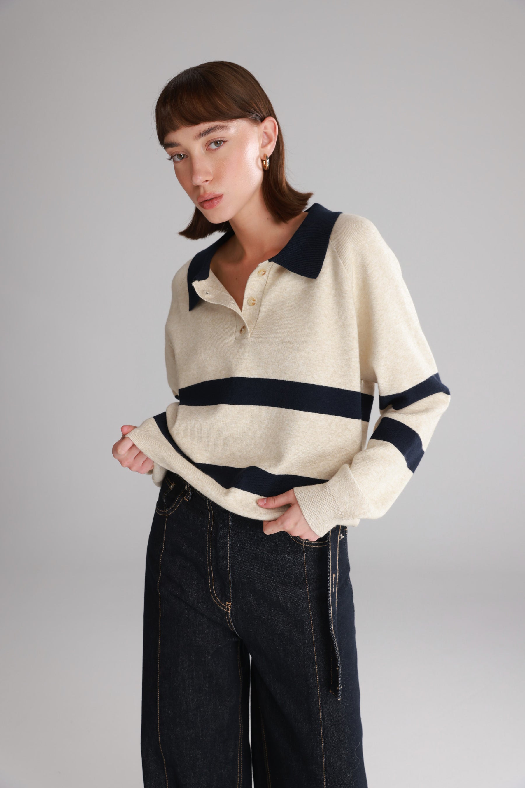 סריג מארי בז'/נייבי