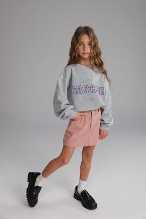 סוויטשירט ג'ין אפור