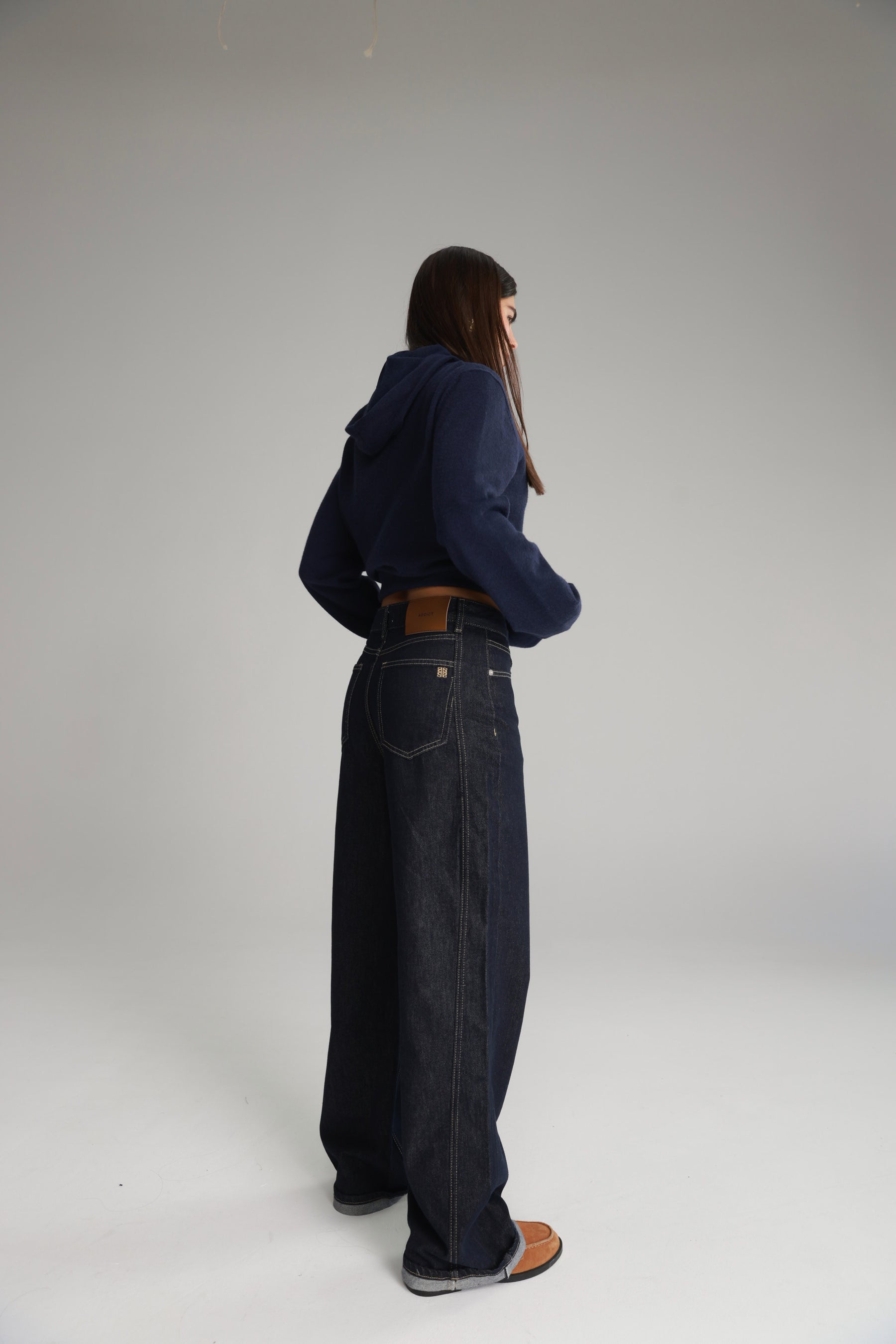 ג'ינס אנני כחול כהה