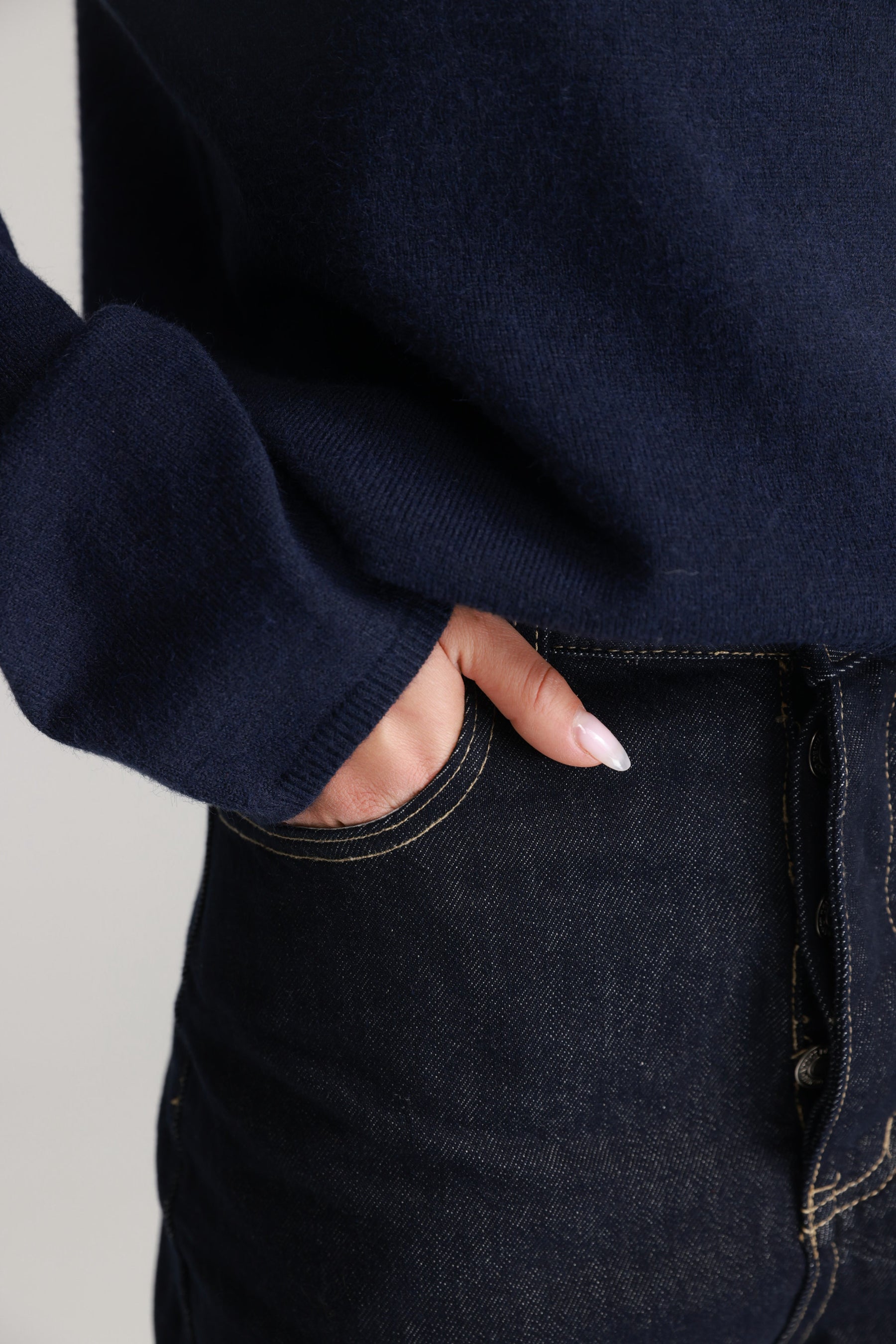 ג'ינס אנני כחול כהה