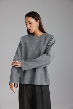 חולצת אופרי אפורה