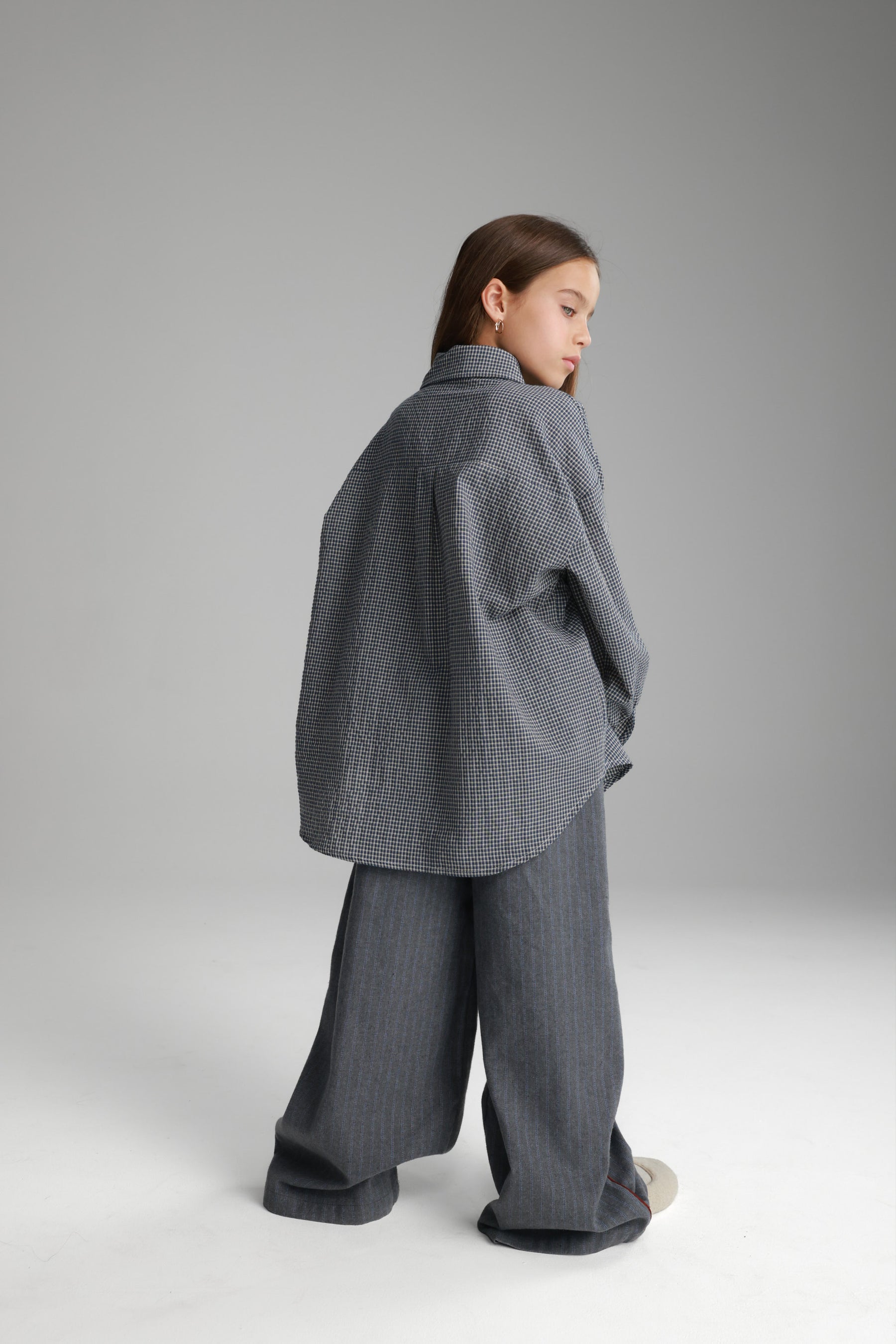 חולצת נורת' מכופתרת נייבי