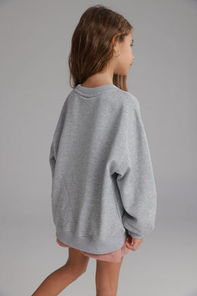 סוויטשירט ג'ין אפור