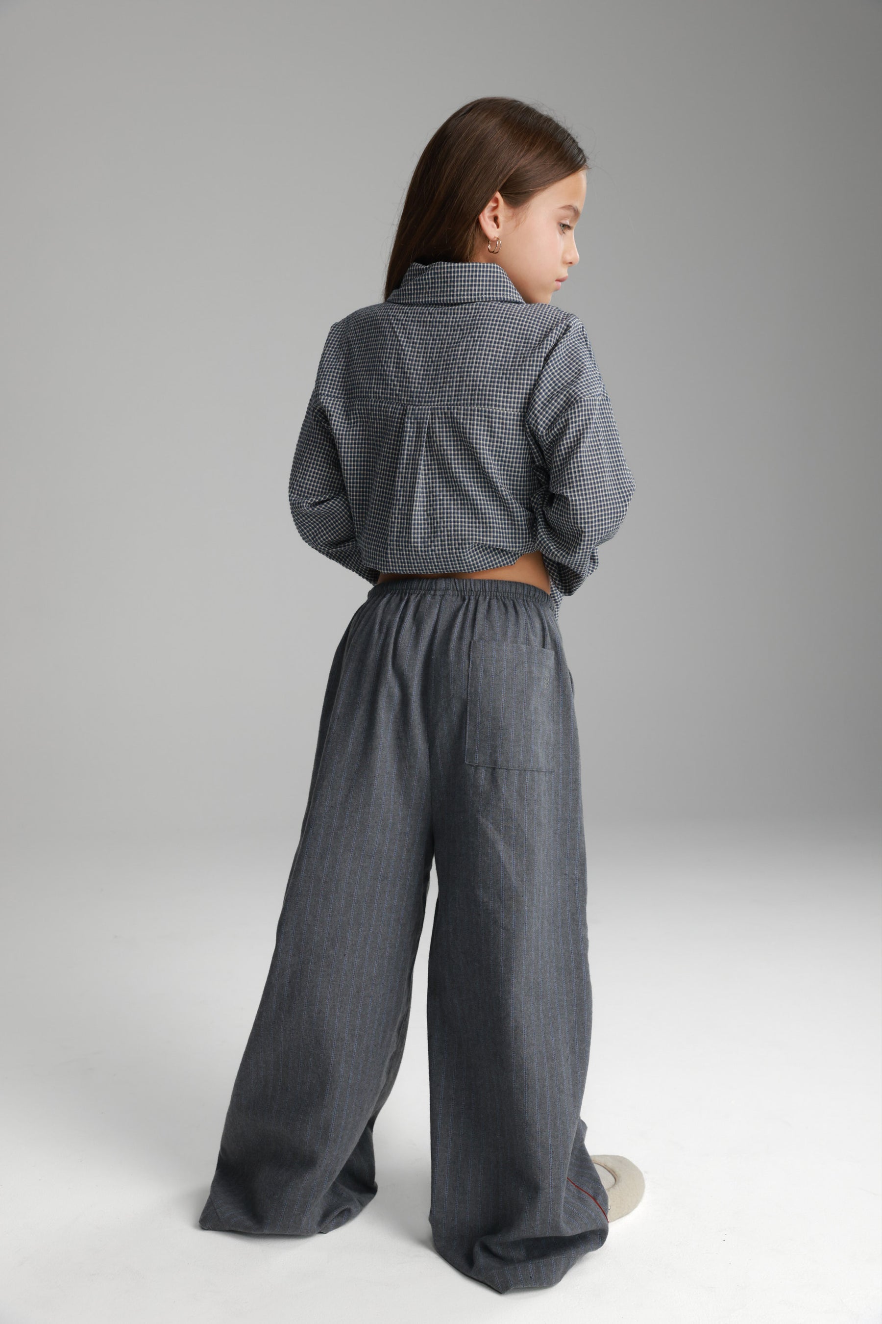 מכנסי אשלי אפורים