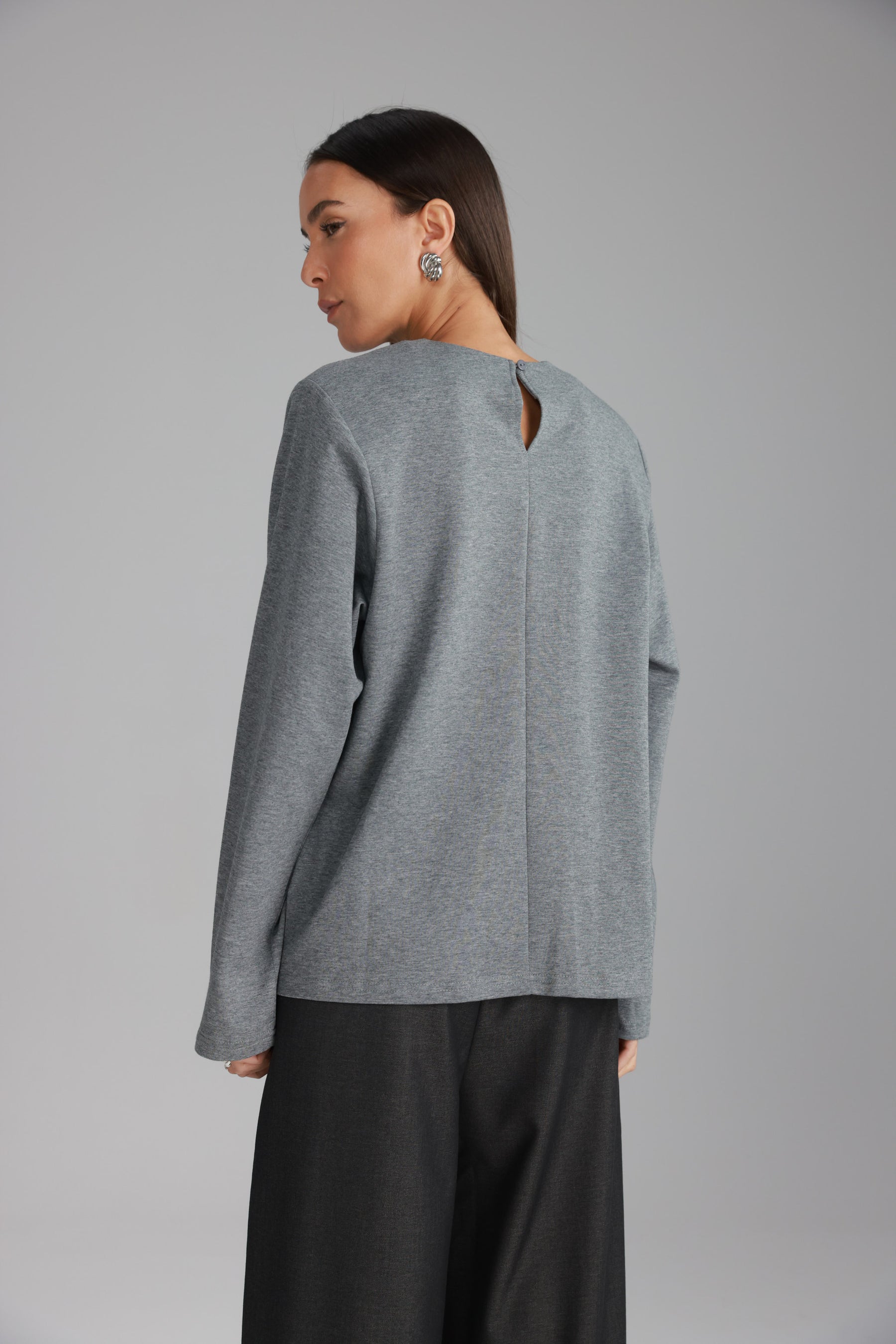 חולצת אופרי אפורה