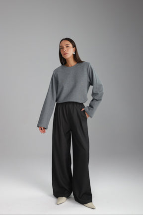 מכנסי מייזי אפור כהה