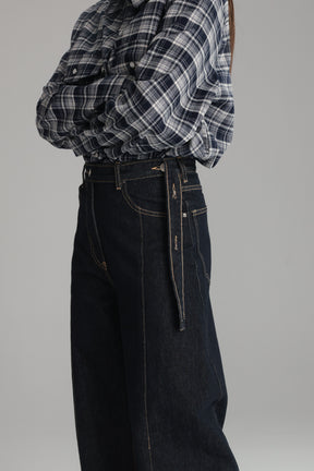 ג'ינס שרלוט כחול כהה