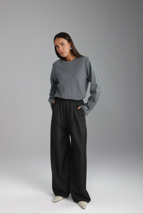 מכנסי מייזי אפור כהה