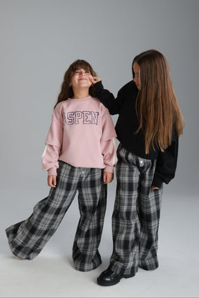 סוויטשירט אנני ורוד