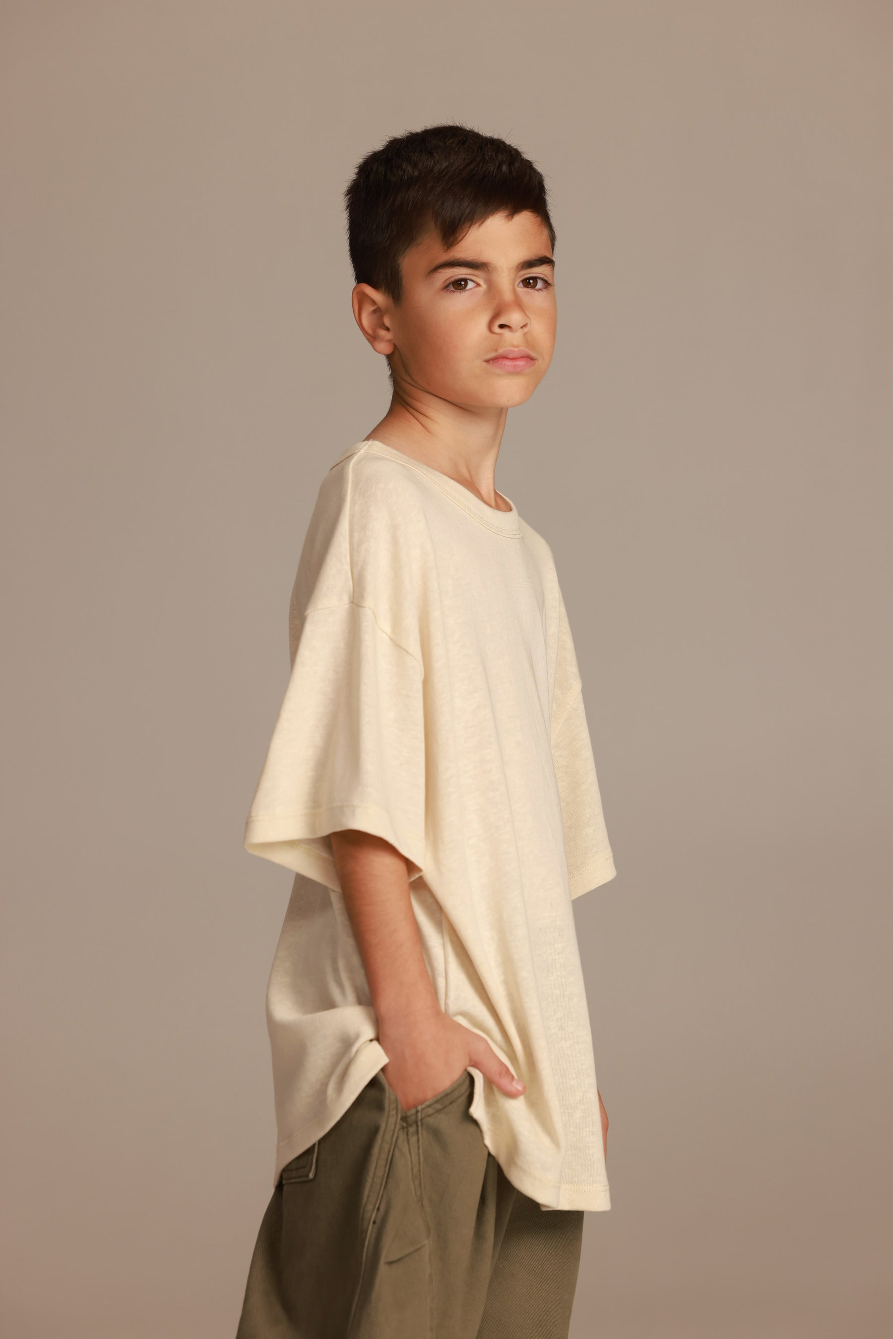 חולצת אלארי שמנת