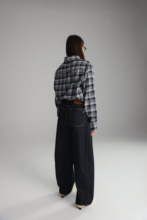 ג'ינס שרלוט כחול כהה