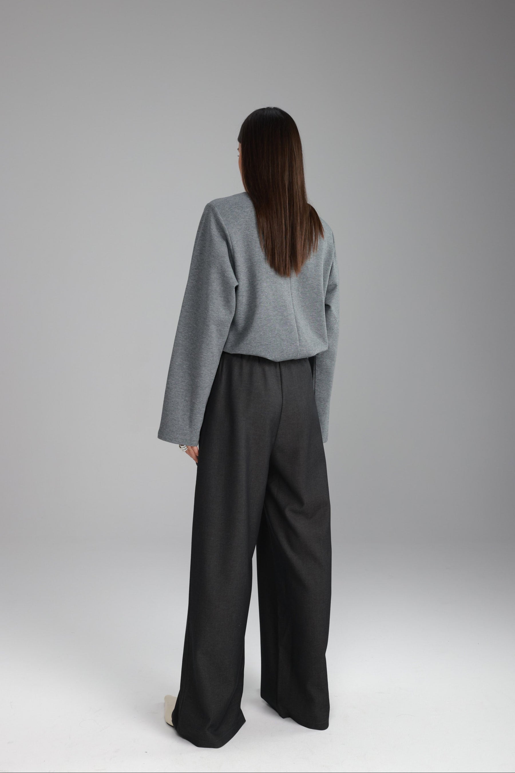 מכנסי מייזי אפור כהה