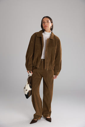 ג'קט בומבר דאלי חום בהיר