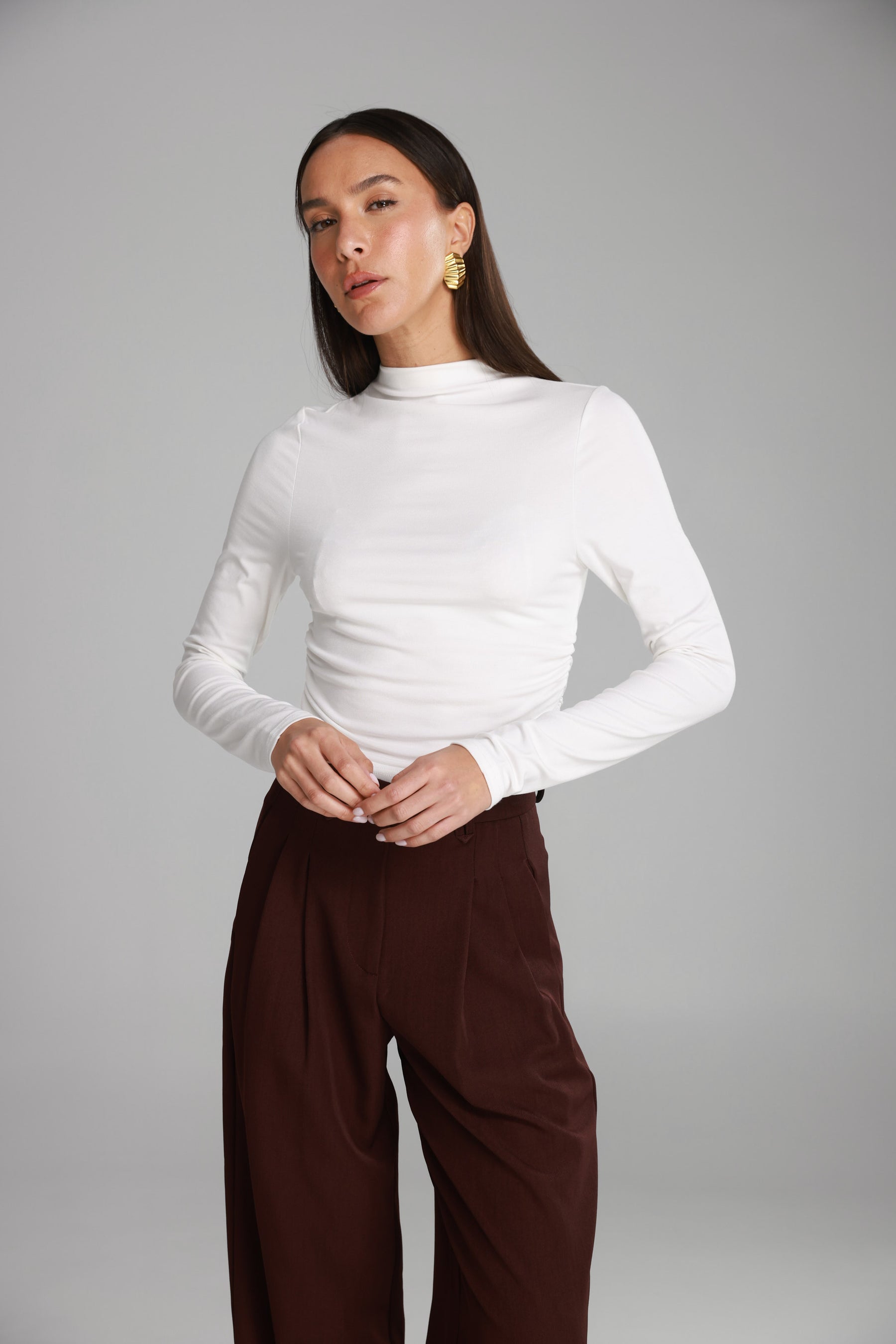 חולצת מאני לבנה