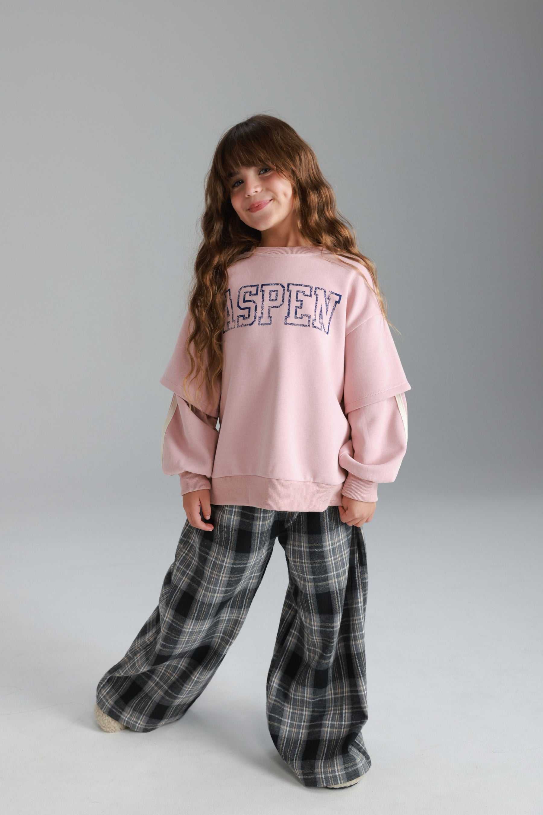 סוויטשירט אנני ורוד