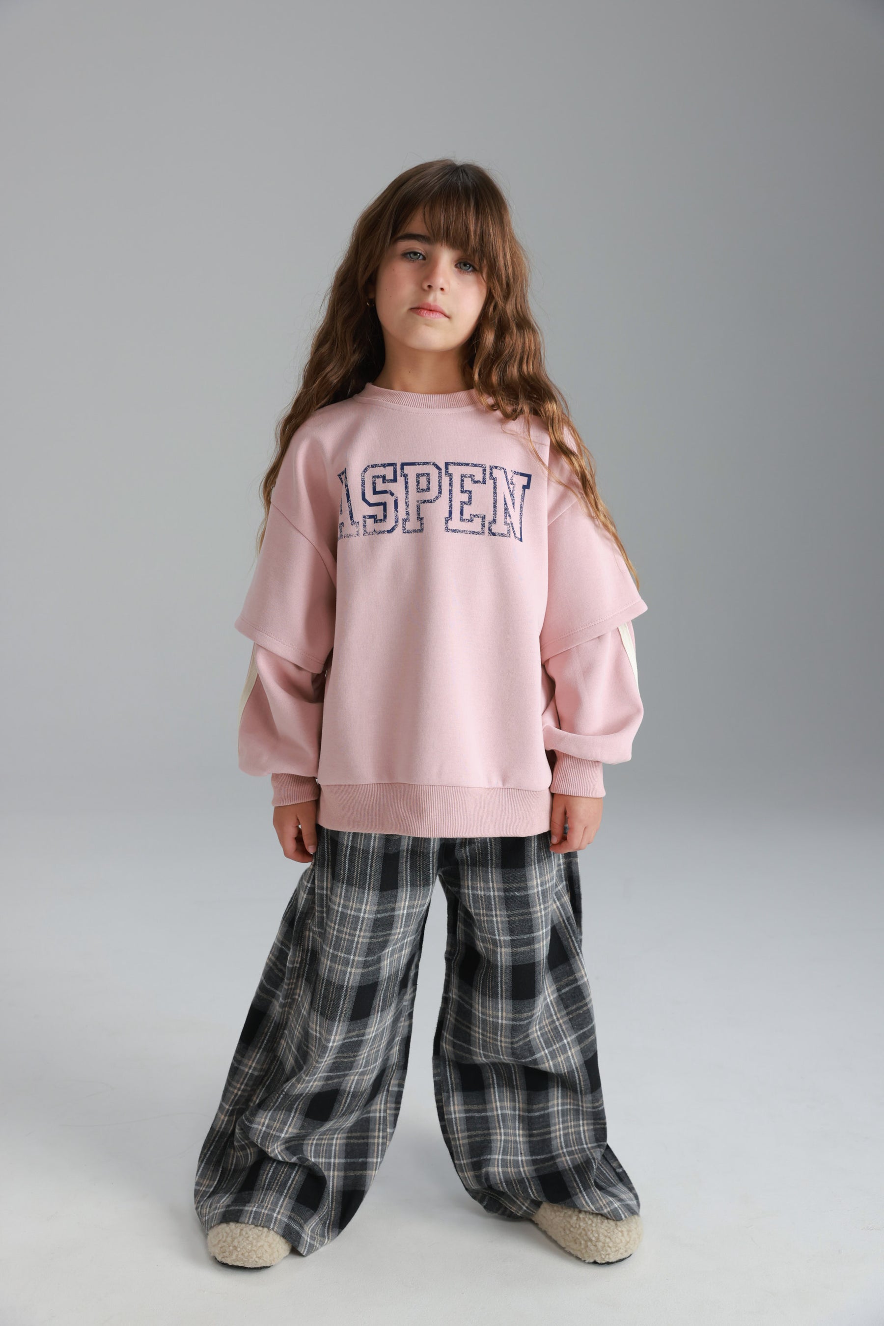 סוויטשירט אנני ורוד