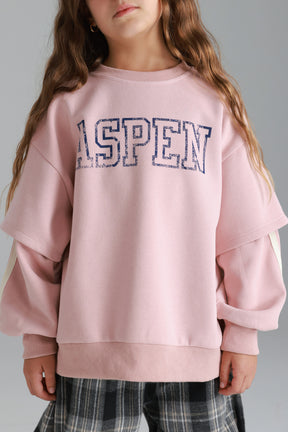 סוויטשירט אנני ורוד