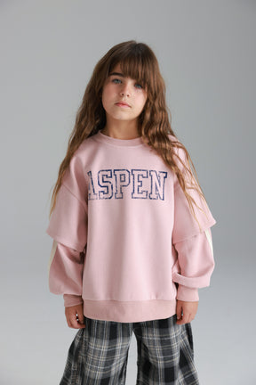 סוויטשירט אנני ורוד