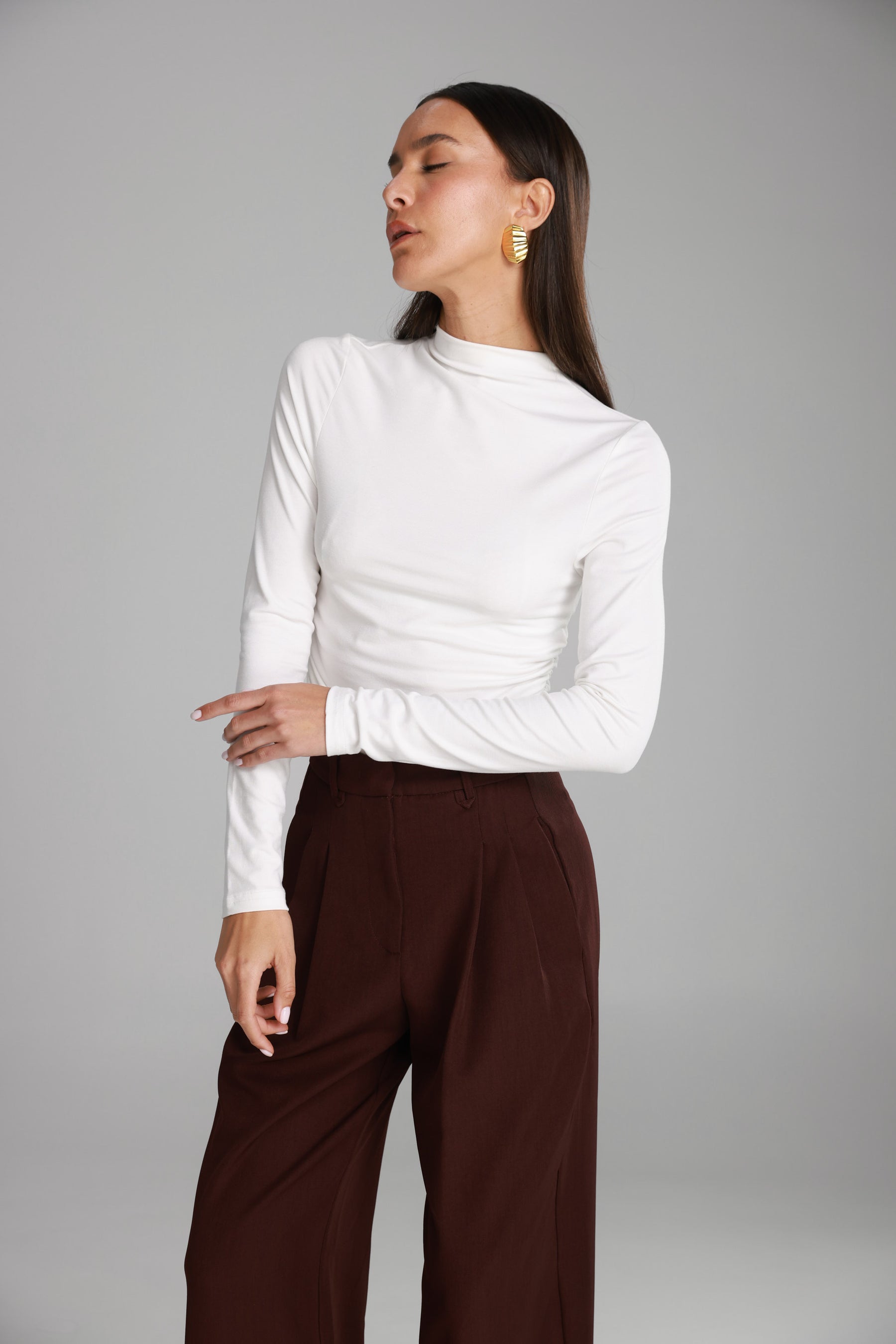 חולצת מאני לבנה