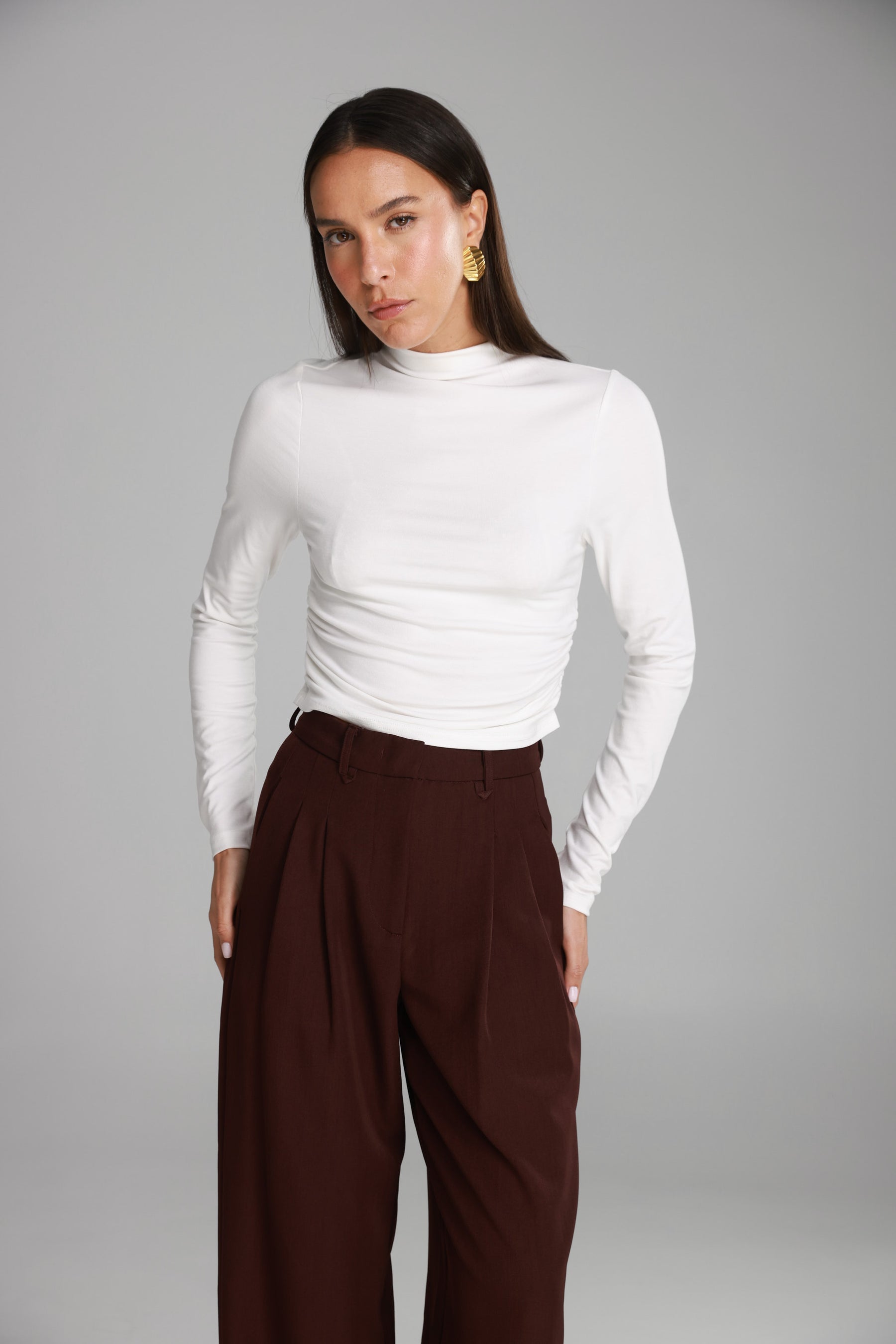 חולצת מאני לבנה