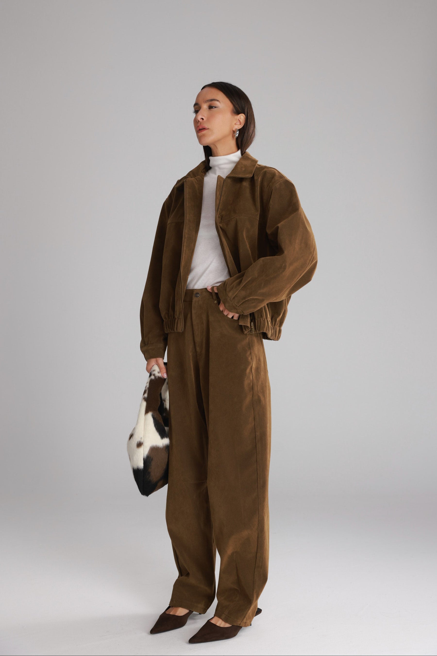 מכנסי דאלי חום בהיר