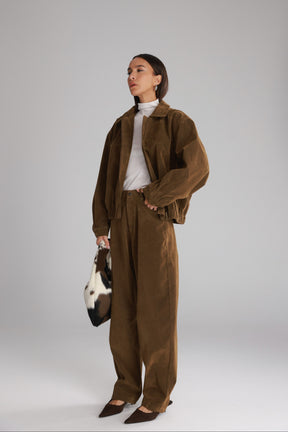 מכנסי דאלי חום בהיר