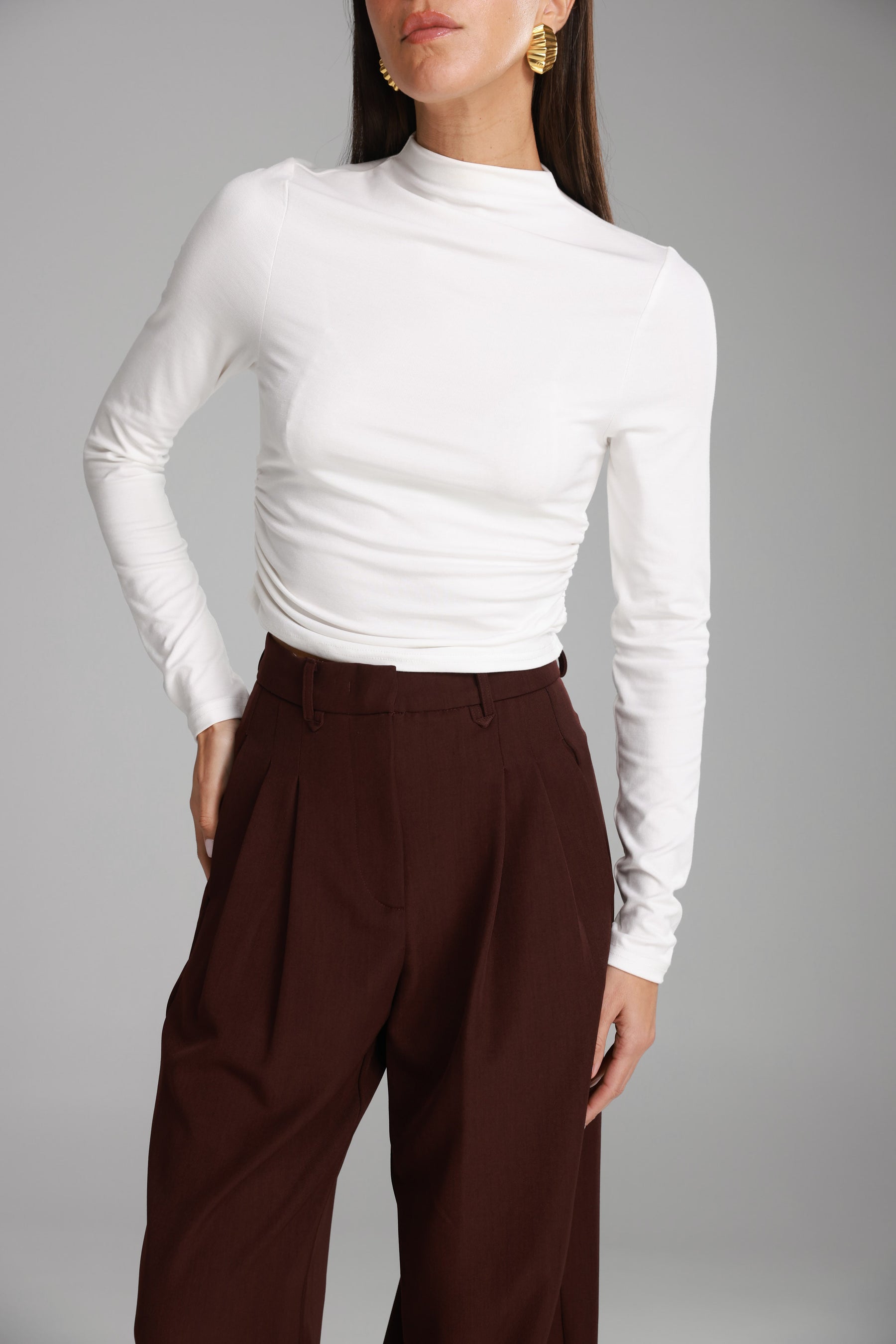 חולצת מאני לבנה